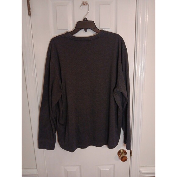 Mens Saddlebred Charcoal Gray Long Shirt XL - Picture 2 of 5